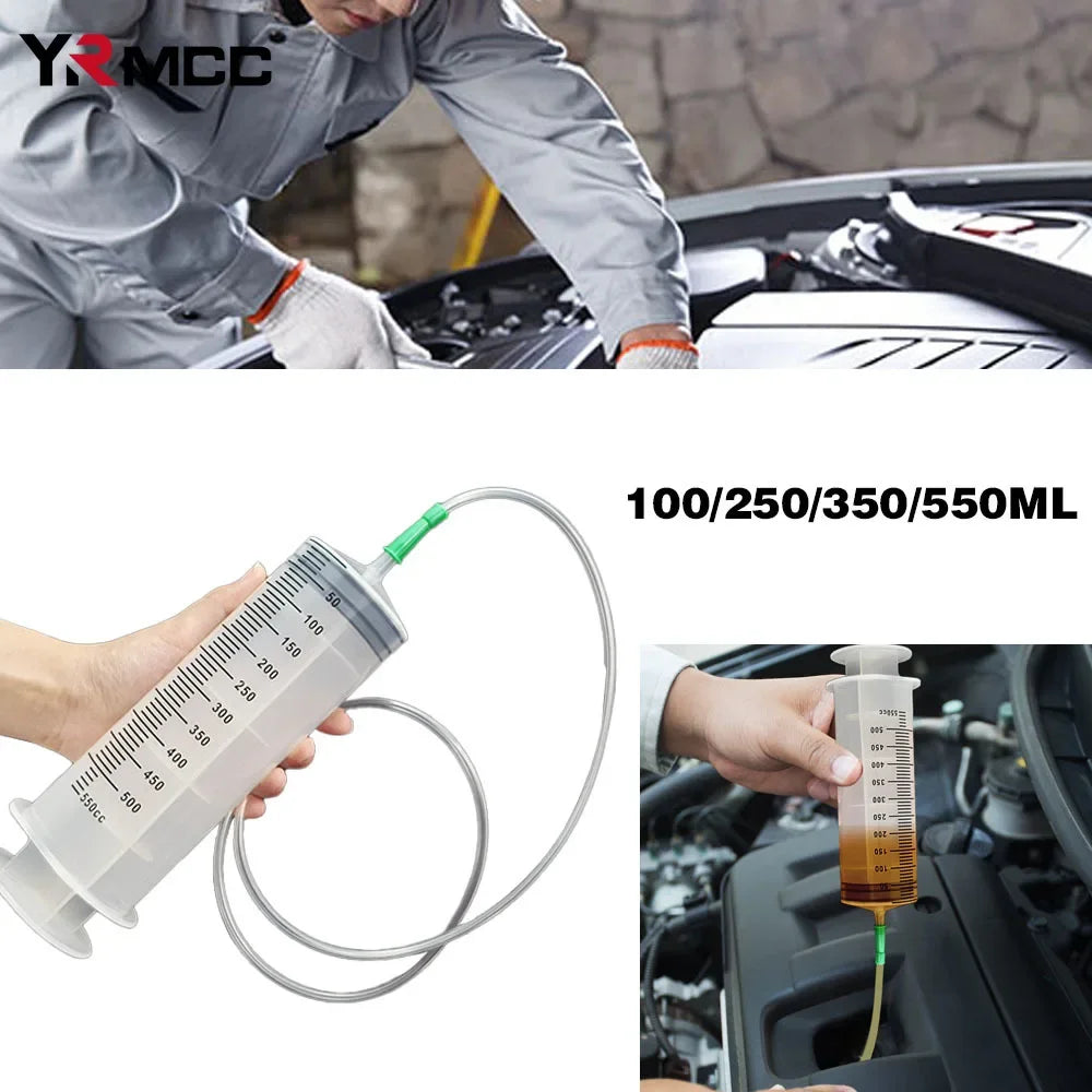 1 Set Car Oil Pump Extractor Oil Pump with Scale Reusable for Automobile Truck Oil Exchange Extractor Tools Pet Feeding Tools