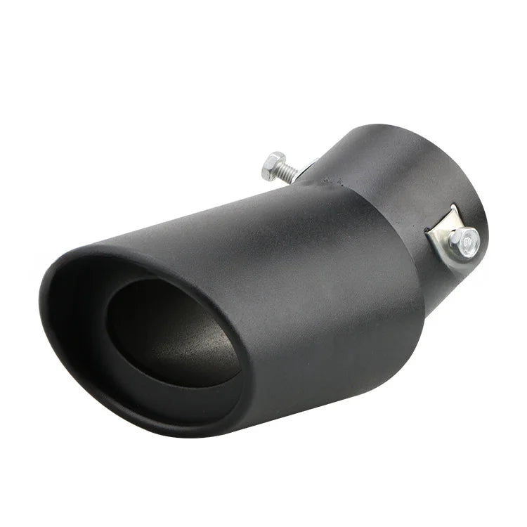 Universal Car Exhaust Muffler Tip Round Stainless Steel Car Tail Rear Chrome Round Exhaust Pipe Tail Muffler Tip Pipe